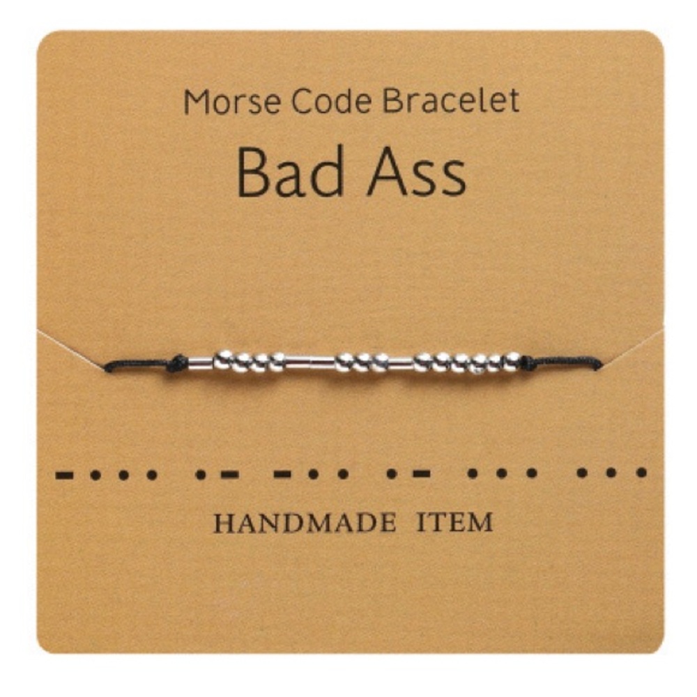 🎁🎁2/$18 Free with a min $50. 2/$20 Morse code bracelet - Picture 8 of 13